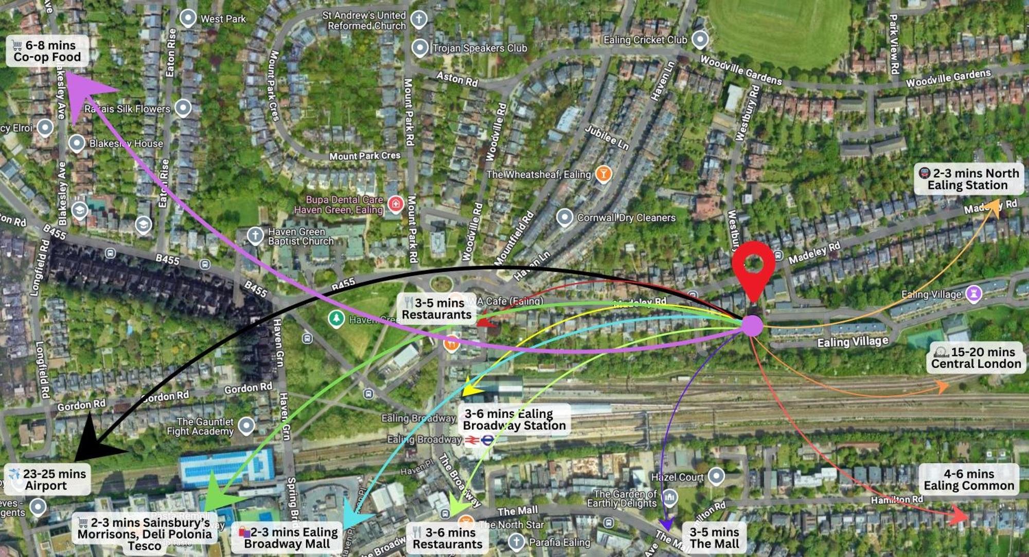 Ealing Broadway Great Stay 7-Minute Walk From The Underground المظهر الخارجي الصورة